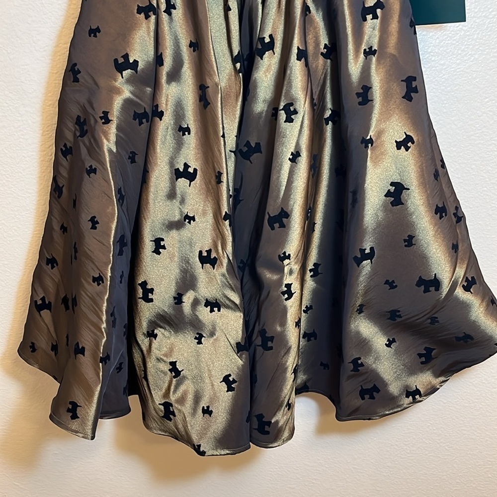 NWT McCall’s Flocked Scottie Dog Special Occasion Holiday Girl’s Dress - Picture 4 of 13